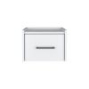 Floating Nightstand Calion, Bedroom, White