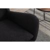 35.5 inch Rocking Chair, Soft Teddy Fabric Rocking Chair for Nursery, Comfy Wingback Glider Rocker with Safe Solid Wood Base for Living Room Bedroom B