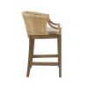 Handcrafted Rattan Counter Stool 25" H