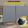 VEVOR Office Partition 142" W x 14" D x 72" H Room Divider Wall 2-Panel Office Divider Folding Portable Office Walls Dividers with Non-See-Through Fab