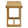 18 Shower Bench with Solid American White Oak