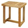 18 Shower Bench with Solid American White Oak