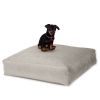 Jaxx Brio Large D√©cor Floor Pillow / Meditation Yoga Cushion, Plush Microvelvet, Dove Grey