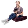 Jaxx Brio Large D√©cor Floor Pillow / Meditation Yoga Cushion, Plush Microvelvet, Pinot