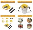 Humanized Bucket Lid Mouse Trap Reusable Sliding Mouse Trap Household Continuous Automatic Mouse Trap Super Strong Indoor New Flip Lid Pouncer Trap Cl