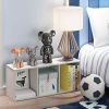 Tier Open Shelf Bookcase, White Color
