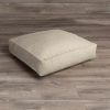 Jaxx Brio Large D√©cor Floor Pillow / Meditation Yoga Cushion, Plush Microvelvet, Ivory