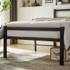 Twin Bed Frame with Headboard and Footboard, Bed Frame Platform with Storage Space, Heavy Duty Metal Bed No Box Spring Required, 11'' Under-Bed Storag