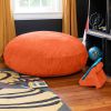 Jaxx 4 ft Cocoon Kids Bean Bag, Mandarin