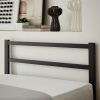 Twin Bed Frame with Headboard and Footboard, Bed Frame Platform with Storage Space, Heavy Duty Metal Bed No Box Spring Required, 11'' Under-Bed Storag