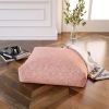 Jaxx Brio Large D√©cor Floor Pillow / Meditation Yoga Cushion, Shearling Faux Lamb, Pink