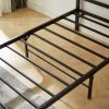 Twin Bed Frame with Headboard and Footboard, Bed Frame Platform with Storage Space, Heavy Duty Metal Bed No Box Spring Required, 11'' Under-Bed Storag