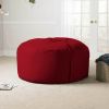 Jaxx Saxx 5 Foot Large Bean Bag w/ Removable Cover, Cinnabar