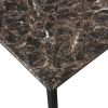 Faux Marble Top metal frame dinette table