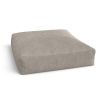 Jaxx Brio Large D√©cor Floor Pillow / Meditation Yoga Cushion, Plush Microvelvet, Dove Grey