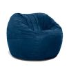 Jaxx Saxx 3 Foot Round Bean Bag w/ Removable Cover, Navy