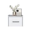 Floating Nightstand Calion, Bedroom, White