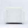 Arm Chair, soft as bread with 4 metal feet (Beige)