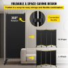 VEVOR Office Partition 89" W x 14" D x 73" H Room Divider Wall 3-Panel Office Divider Folding Portable Office Walls Divider with Non-See-Through Fabri