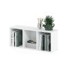 Tier Open Shelf Bookcase, White Color