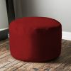 Jaxx Saxx 3 Foot Round Bean Bag w/ Removable Cover, Cinnabar