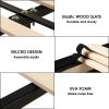Molblly Full Size Bed Frame with Upholstered Headboard, Strong Frame, and Wooden Slats Support, Non-Slip and Noise-Free, No Box Spring Needed, Easy As