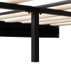Molblly Full Size Bed Frame with Upholstered Headboard, Strong Frame, and Wooden Slats Support, Non-Slip and Noise-Free, No Box Spring Needed, Easy As