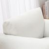 Arm Chair, soft as bread with 4 metal feet (Beige)