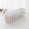 1pc/3pcs Fabric Sock and Underwear Organizer - 6/7/11 Grids Drawer Organizers for Closet Storage - Foldable Cabinet Boxes for Socks, Underwear, Ties -