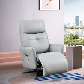 Recliner Chair With Dual Motor , Euro contemporary design , Adjustable Headrest, 360¬∞ Swivel USB Charge Port, New Living Style (Color: as Pic)
