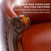 Cow top Leather Wooden Bar Stools, Seat Height 29.5'' Swivel Bar Height Chair with Backs for Home Kitchen Counter, Morden Chair Dining Room, Restauran